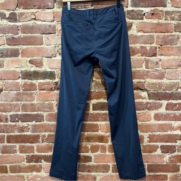 Rhone Commuter Pant Navy 28 Travel Work Pockets 32" inseam Performance - Picture 5 of 9